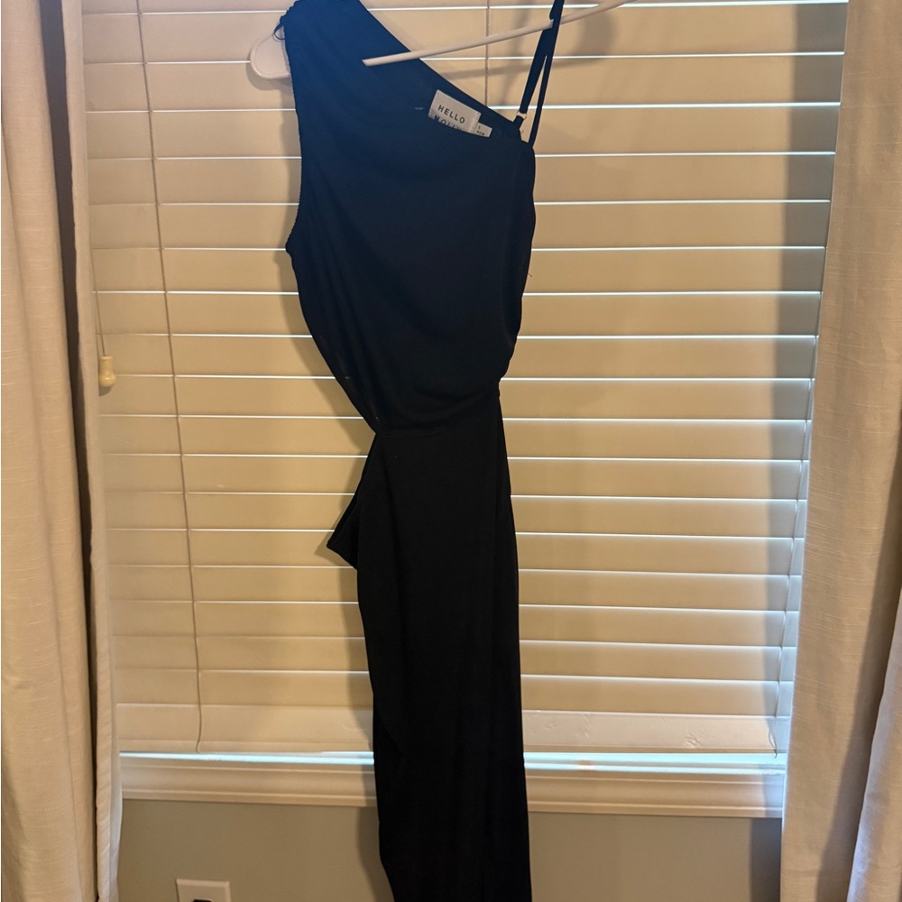Hello Molly Midnight Black Asymmetrical Dress